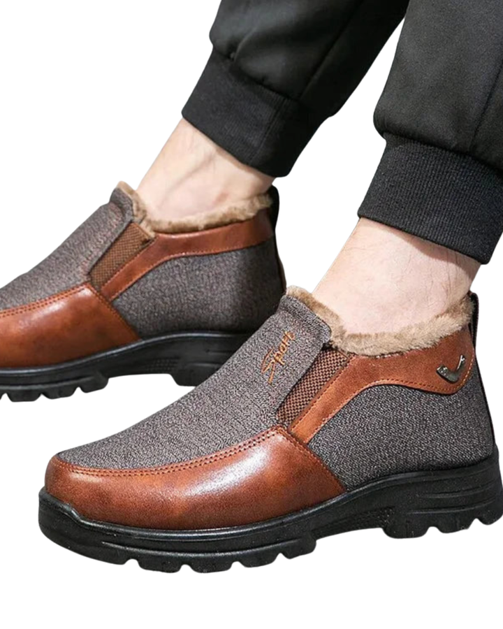 Benedict | Men Winter Fleece Waterproof Orthopedic Ankle Boots