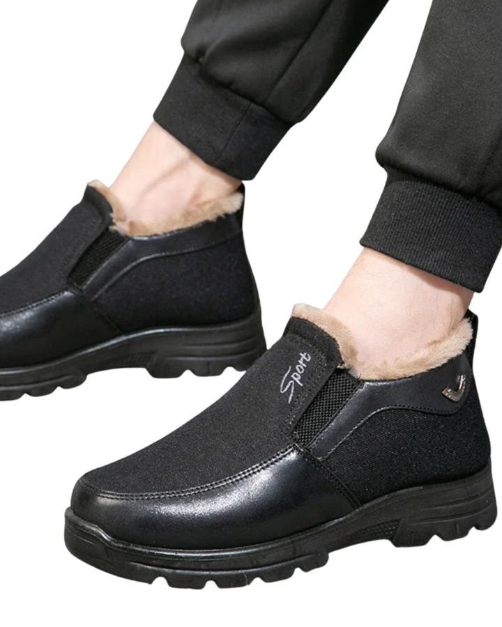 Benedict | Men Winter Fleece Waterproof Orthopedic Ankle Boots